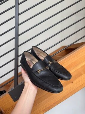 Sam Edelman Black Leather Loafer Women’s Size 8 Lightly Worn